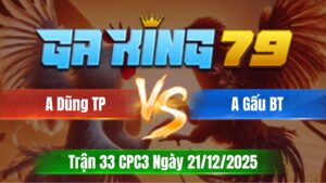 Trận 33 CPC3 Ngày 21/12/2025 - Xanh có chân tiền đá cần đầu đỏ quáng bay bồ