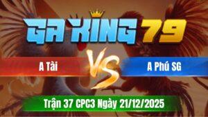 Trận 37 CPC3 Ngày 21/12/2025 - Vô kiến điều khều cây lưng bướm la miệng