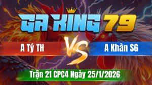 Trận 21 CPC4 Ngày 25/01/2026 - Điều canh giạt tạt cây bướm té tuyệt đối