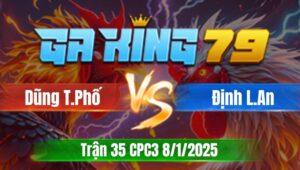 Trận 35 CPC3 Ngày 08/01/2026 - Điều chân xanh đá banh khét bông lấy tiền dục sông