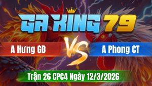 Trận 26 CPC4 Ngày 12/3/2026 - Chuối nhập vô gãy dò bò hết đường về