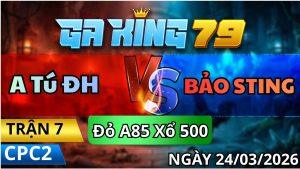 Trận 7 CPC2 Ngày 24/3/2026 - Đỏ Đá Ăn 85 Xổ 500 Máu Lửa