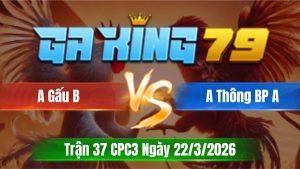 Trận 37 CPC3 Ngày 22/3/2026 - Đỏ đá tốc độ về bờ không dính cây kim