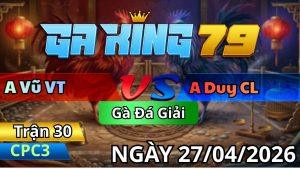 Trận 30 CPC3 Ngày 27/04/2026 - Điều buôn đuôi lấy 3 điểm không dính miếng bụi