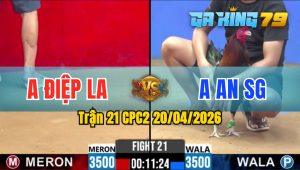 Trận 21 CPC2 20/04/2026 - Gà Chuối Anh An SG Đá Đối Thủ Té Xe