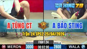 Trận 24 CPC2 25/04/2026 - Điều Nạp Chân Quá Đâm Bướm Nằm Biệt Sau 1 Tay Nước